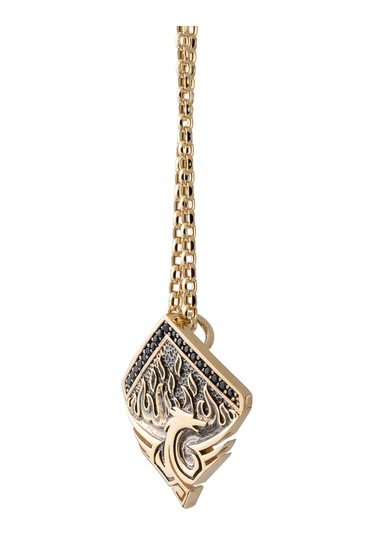 Cenova Kuyumculuk 14 Ayar Altın Taş Detaylı Ejderha Figürlü Erkek Kolye