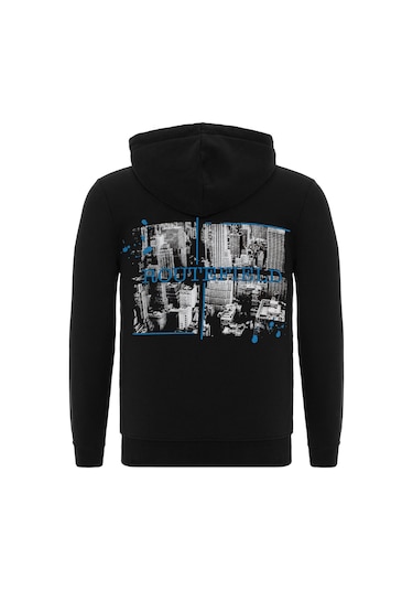 Routefield House Erkek Sweatshirt Siyah
