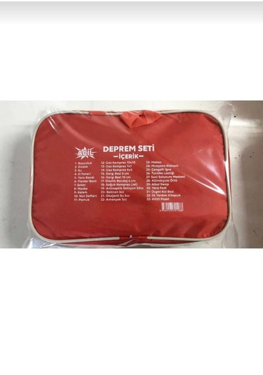 Acil Deprem Seti - Deprem Çantası - Acil Durum Kiti