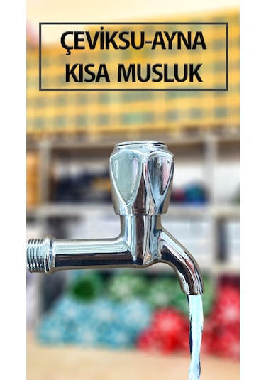 Çevik Su Ayna Model Musluk Kısa Tip