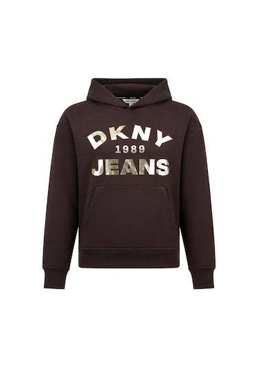 Dkny Kadın Sweatshırt Djqt1722-oky Kahverengi