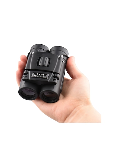 Suofeng Kompakt Katlanabilir 8x21 Mini Binokül, Hafif Ve Taşınabilir, Net Görüntü, Kuş İzleme, Seyahat, Konser İçin Yetişkin Ve Çocuklar İçin