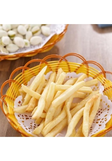 100 Adet Yuvarlak Kağıt Dantel Danteller Kek Placemat Parti Düğün Pişirme Dekorasyon 10.5inch Beyaz