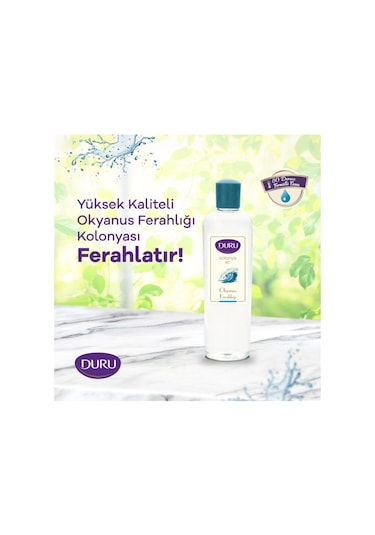Duru Okyanus Kolonya Pet Şişe 80 Derece 400Ml