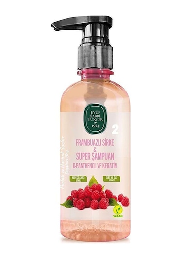 Eyüp Sabri Tuncer Frambuazlı Sirke & Süper Şampuan 2 x 100 ML