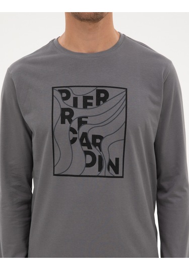 Pierre Cardin Erkek Koyu Gri Pijama Takım 50322653-vr080 Koyu Gri