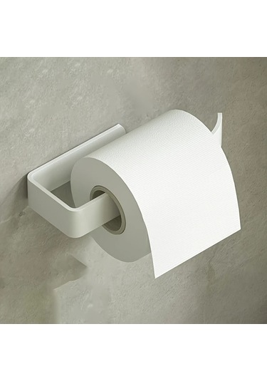 Sunshine011 Kendinden Yapışkanlı Siyah Duvar Kağıt Havlu Askısı - Mat Siyah, Delme Ve Vida Yok Siyah