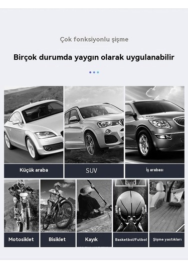 Maoyaya Lyon Taşınabilir Çok Fonksiyonlu Ara Hava Pompası Lcd Dijital Ekranlı