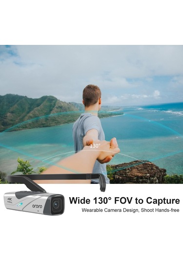 Ordro EP8 Giyilebilir 4K Video Kamera