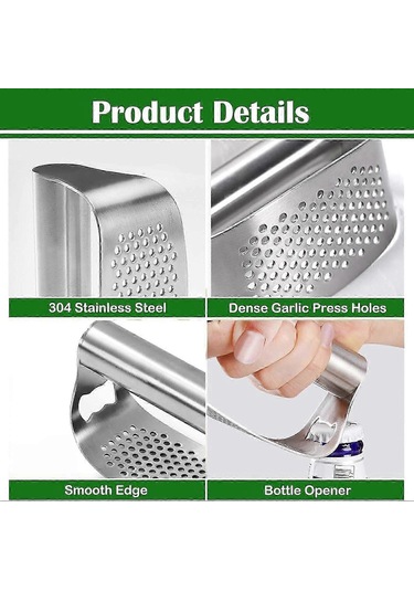 Paslanmaz Çelik Sarımsak Presi, Sarımsak Presi Salıncaklı Ağır Hi Çok Renkli