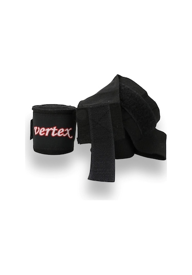 Siyah Likralı Boks Bandajı