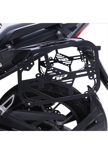 GP Kompozit Honda NX 500 2025 Uyumlu Arka ve Yan Çanta Demiri Seti Siyah