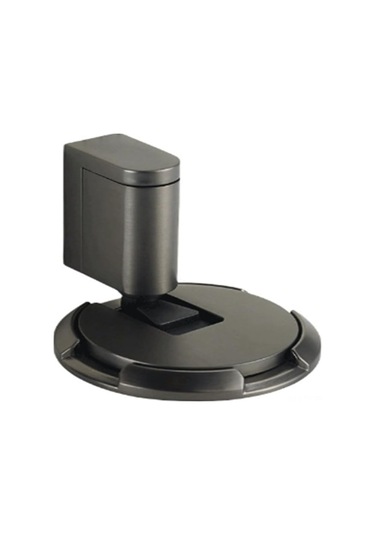 Teltree Zink Alyüminyum Zırhlı Rüzgar Dayanıklı Kapı Tutucu - Tek Basılışta Kilitle, Tekrar Basılışta Aç - Delme Yok Kurulum - 10-20mm Aralık Uyumlu - Gri Gri