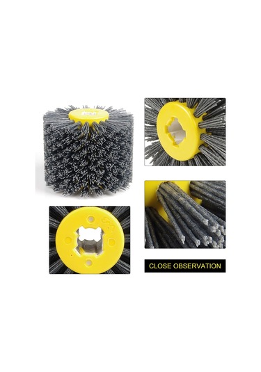 Sones Aşındırıcı Tel Çekme Tekerleği Ahşap Damar Azaltma Yenileme Çekme Tekerleği, Grit:320 Mesh