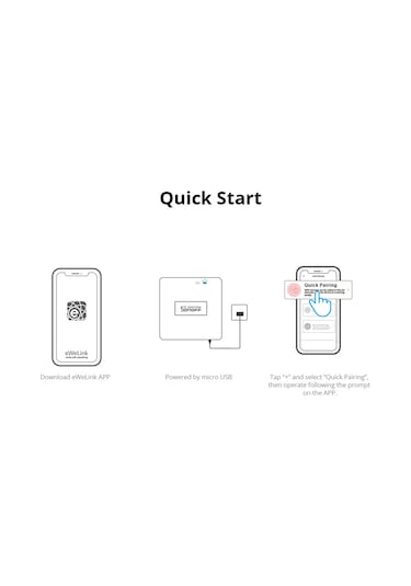 Sonoff Rf Köprüsü R2 433mhz - Wifi Akıllı Ev Güvenliği Uzaktan Anahtarı Beyaz