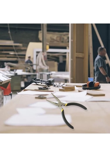 Electric Karbon Çelik Uzun Burun Pense - 160mm, Hassas Kesim Ve Tutuş İçin Mükemmel