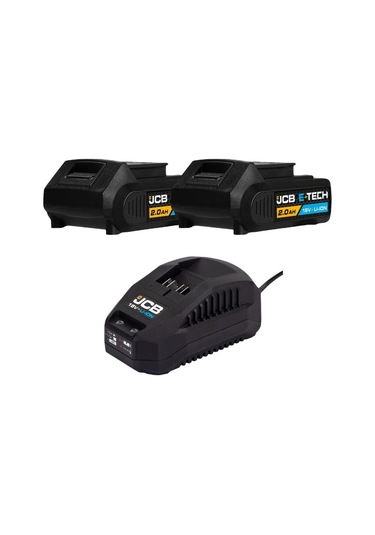 Jcb 18 V 2.0 Ah Lithium-ion Batarya Ve Şarj Cihazı Seti