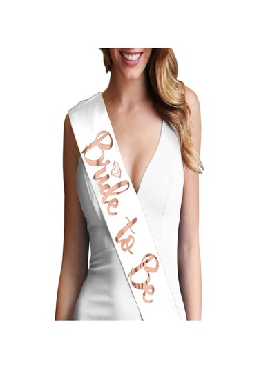 Kuşak Rose Gold Bride To Be Bekarlığa Veda Kuşağı