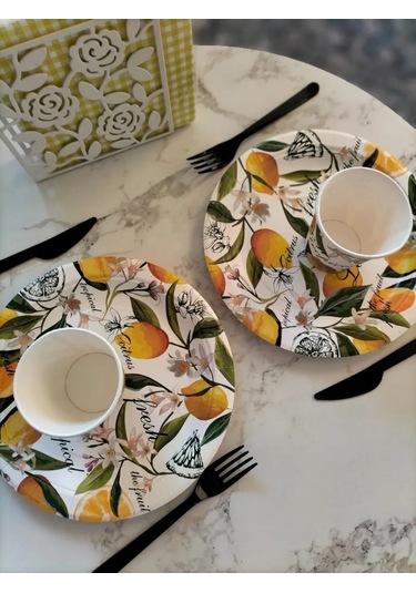 Tverskie Tarelki 10 Kişilik Tek Kullanımlık Tabak Seti 272936679 50