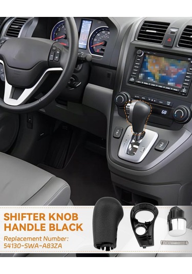 Maiyame Honda Crv 2007-2011 Otomatik Vites Kolu Kolu 54130-swa-a83za Ergonomik Tutuş Dayanıklı Vites Topu