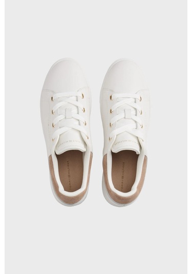 Tommy Hilfiger Bayan Ayakkabı Fw0fw08816 Ybl Beyaz Beyaz