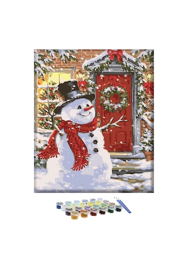 Sayılarla Boyama Seti - Kardan Adam