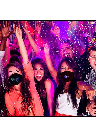 Wezone Bluetooth Bağlantılı Rgb Led Maske - Çok Dilli Yazı & Animasyon Desteği 113 Karakter