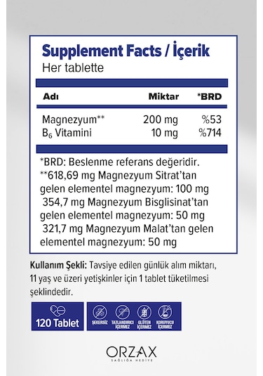 Orzax Extramag P5p 120 Tablet