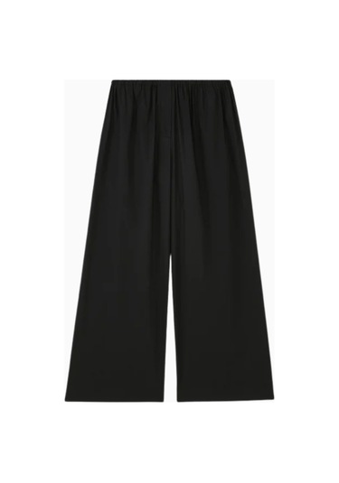 Staud Bonfire Pants, Geniş Paçalı Rahat Pantolon, Günlük Ve Şık Kullanım Siyah