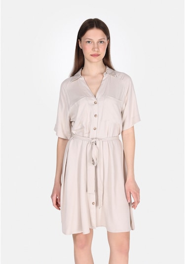 Colins Regular Fit Kadın Bej Elbise Cl1073826 Q1.v1 Beı Bej Colins Regular Fit Kadın Bej Elbise Cl1073826 Q1.v1 Beı Bej