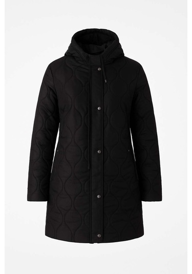 Trender Siyah Kadın Mont 4 Siyah