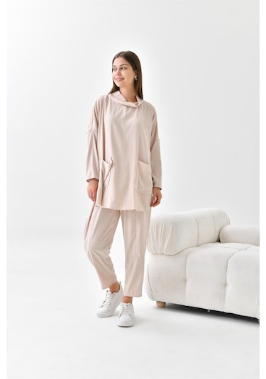 Ftz Women Kadın Takım Beige 30508-beıge Bej