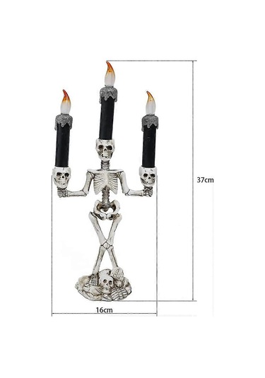 Cadılar Bayramı Kafatası Işığı, Yaratıcı Hayalet El Işığı, Kafatası Kafa Lambası İle Perili Ev Gümüş F2 Çok Renkli