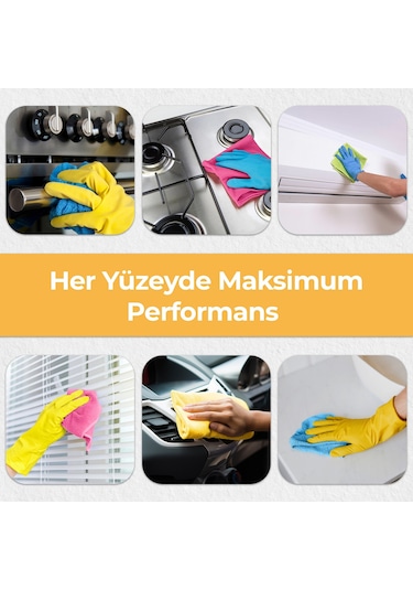 Mulpex Mikrofiber Genel Temizlik Bezi Mavi 40X40 cm. - 10 Adet