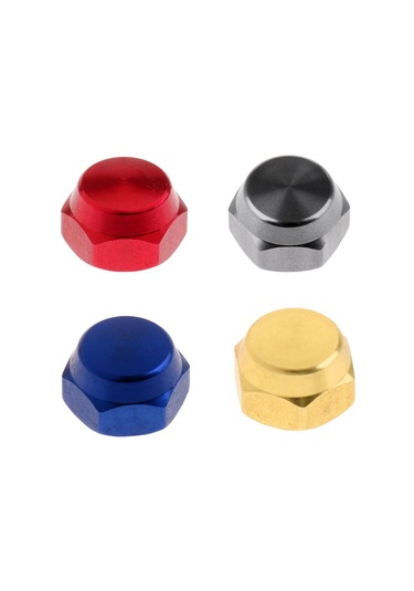 Homyl Baitcasting Makarası Vidalı Somun Kırmızı-sol-el