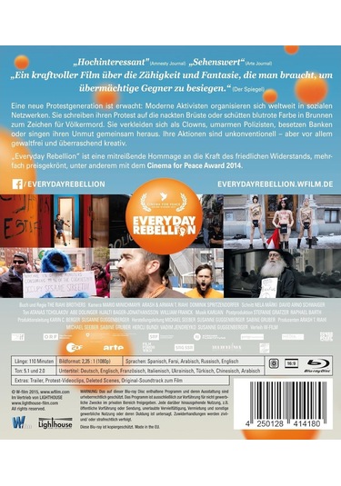 Everyday Rebellion Blu-ray + Soundtrack Cd