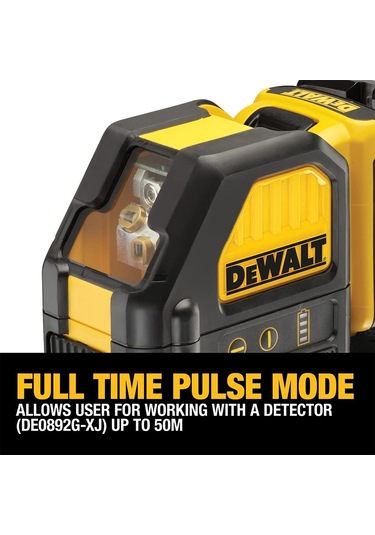 Dewalt DCE088D1R-QW Artı Lazer 108V Kırmızı - Li-Ion 2Ah Akü
