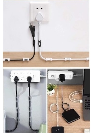 Periboia Kablo Sabitleyici Klips Seti 20 Adet