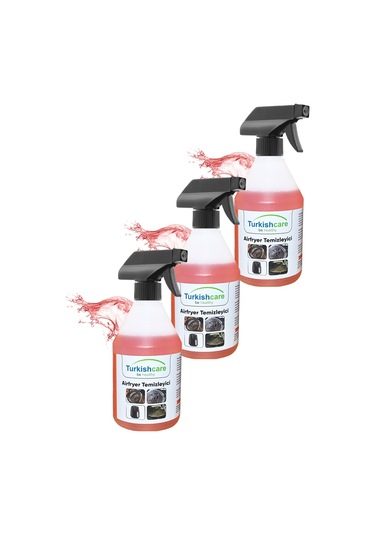 Airfryer Temizlik Spreyi 500 Ml. Üçlü Set Diğer