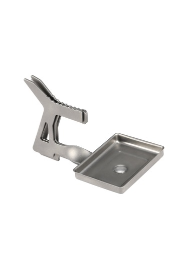 Symbee Titanium Katlanabilir Alkol Ocağı, Ultra Hafif, Anti-korozif, Mini Tepsili, Dış Mekan Pişirme İçin Stüdyo Gümüş