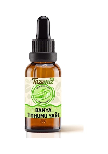 Tazemiz Bamya Tohumu Yağı Soğuk Pres 50 ML