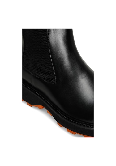 İnci Gerona U Siyah Erkek Hakiki Deri Klasik Bot Siyah