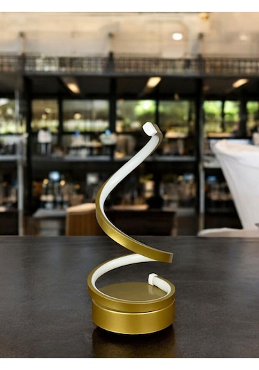 Lara Eskitme Renk Gün Işığı Led Işıklı Modern Tasarım Led Masa Lambası - Abajur - Gece Lambası Eskitme