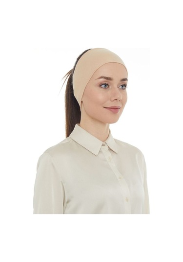 Sihirli Yapışkanlı Kaymayan Bandana Spor Bone Nude Nude