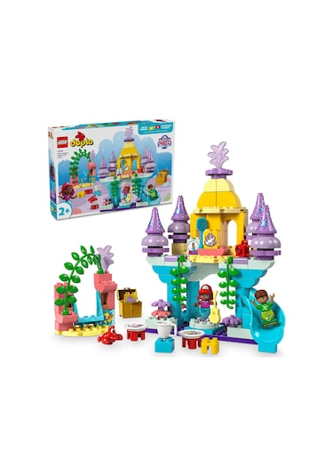 LEGO® DUPLO® │ Disney Ariel’in Sihirli Su Altı Sarayı 10435 - 2 Yaş & Üzeri Çocuklar için Eğitici Oyuncak Yapım Seti (116 Parça)
