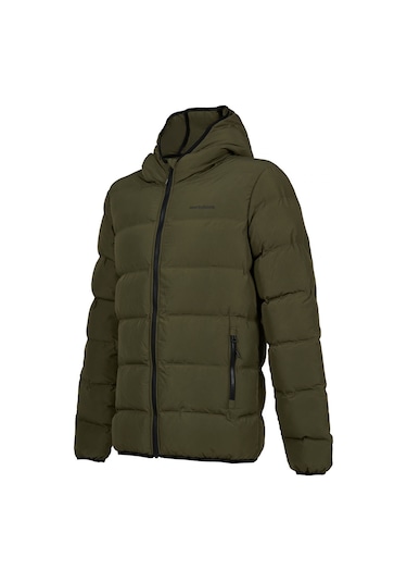 New Balance Erkek Kapşonlu Şişme Mont Mnj3228-Tpg Haki