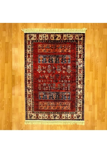 Otantik Hayvan Figürlü 120 X 180 Dijital Baskı Halı Çok Renkli