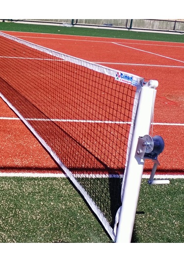 Adelinspor Via Tenis Direği Sabit Ankrajlı Ve Gold Tenis Filesi