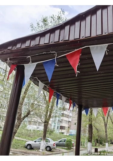 Tigeria Üç Renkli Bayrak Şeridi, 2 Metre 143950562 Çok Renkli