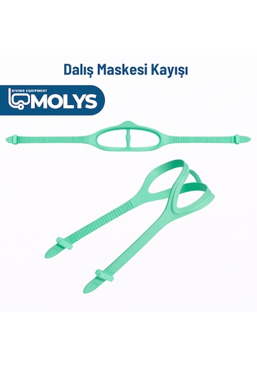 Molys Dalış Maskesi Kayışı Turkuaz